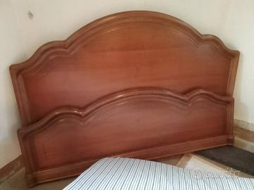 letto matrimoniale vero legno
