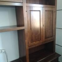 Parete attrezzata in arte povera