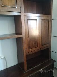 Parete attrezzata in arte povera