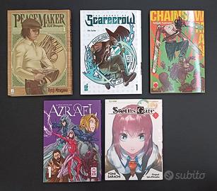 Primi volumi manga vari (Azrael,Chainsaw Man,...)