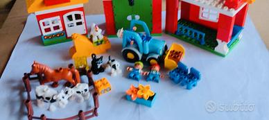 lego duplo fattoria con animali e figure