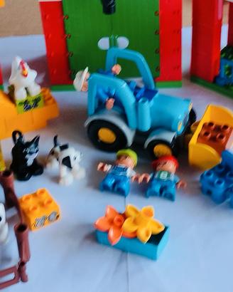 lego duplo fattoria con animali e figure