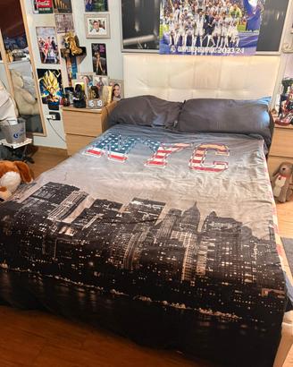 letto con contenitore compreso materasso 