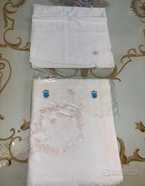 Tovaglia da tavola in lino + 12 tovaglioli