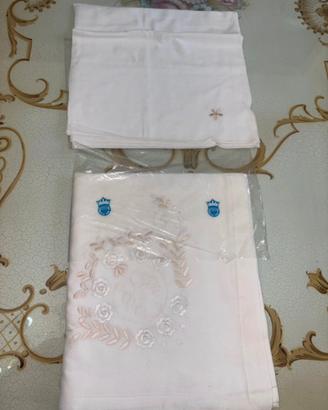 Tovaglia da tavola in lino + 12 tovaglioli