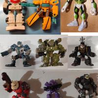 Lotto 9 Action Figure 5 Transformers + 4 Robot