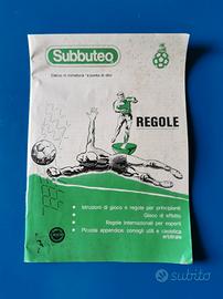 Libretto Regole Subbuteo