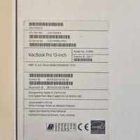 MacBook Pro 13" 2018– i7 - 16GB RAM-batteria nuova