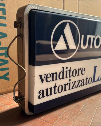 INSEGNA LUMINOSA AUTOBIANCHI VINTAGE LANCIA