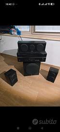 impianto Dolby surround 5.1 yamaha