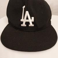 Berretto nero snapback “LA” unisex – mai usato 