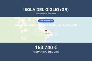 Immobile in asta di 43 m² a Isola del Giglio