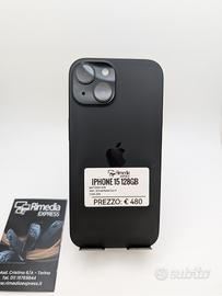 iPhone 15 128GB nero usato garanzia 