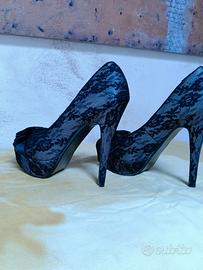 scarpe cerimonia tacco 12