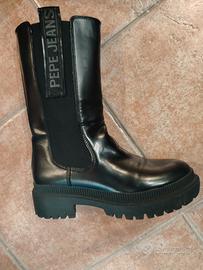 Stivaletti Chelsea neri Pepe Jeans Nuovi
