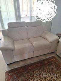 Coppia divani in pelle
