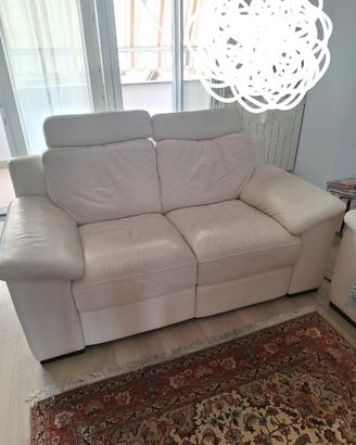 Coppia divani in pelle