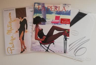 Tre paia di collants Malizia, La Perla e Philipe M