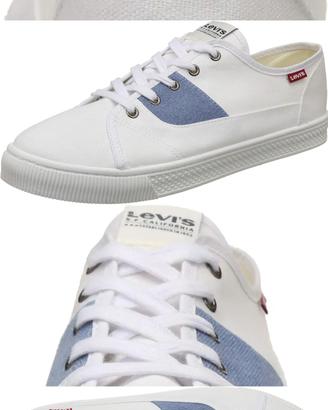 sneakers Levi's bianca con denim n 40
