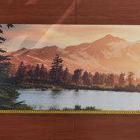 Quadro dipinto su tela 120x40