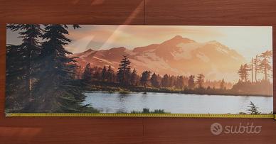 Quadro dipinto su tela 120x40