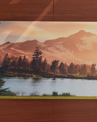 Quadro dipinto su tela 120x40
