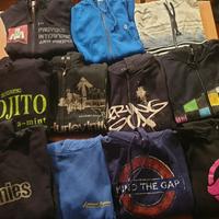 Felpe stampate cappuccio Etnies Quiksilver Vans 