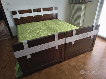 coppia letti singoli antiquariato