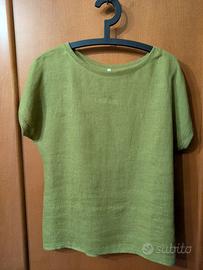 T-shirt lino e maglina cotone