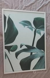 Quadro Desenio con poster Monstera