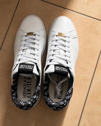 Versace Jeans Couture – Sneakers bianche uomo
