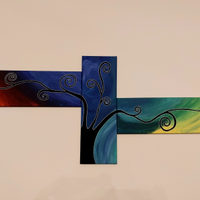 Quadro albero astratto moderno