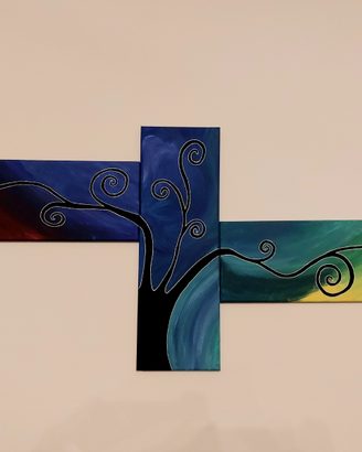 Quadro albero astratto moderno