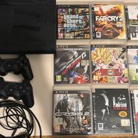 PlayStation 3 + 2 Controller + 9 Giochi