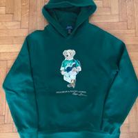 Felpa imbottita Polo Ralph Lauren verde taglia XL