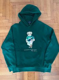 Felpa imbottita Polo Ralph Lauren verde taglia XL