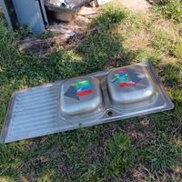 doppio lavello con goccelatoi 