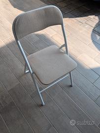 Sedie richiudibili morbide 