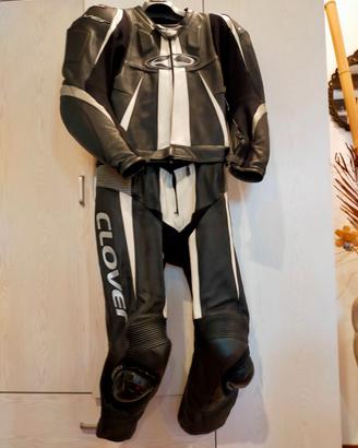 Tuta da moto sportiva divisibile