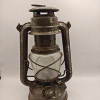 Lanterna militare a cherosene tedesca vintage