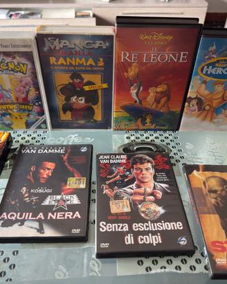 Lotto VHS e DVD