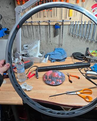 Cerchio post Fulcrum zero + ricambi 