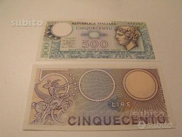 500 lire carta moneta testa di mercurio e aretusa