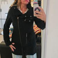 cappottino donna nero tg media