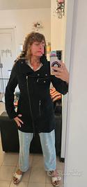 cappottino donna nero tg media