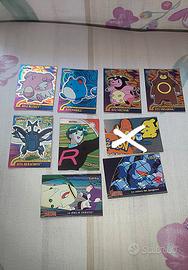 Lotto 8 carte brillanti Pokémon 