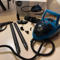 Pulitore a vapore con accessori per pavimenti