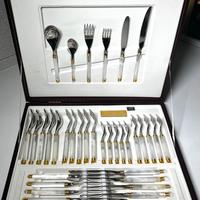 Set Posate Gottinghen 36 pz – Acciaio 18/10 e Oro