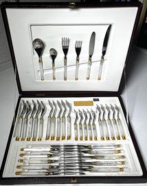 Set Posate Gottinghen 36 pz – Acciaio 18/10 e Oro