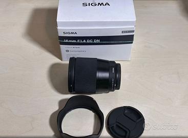 Ottica Sigma 16mm F. 1.4 mft